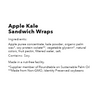 Sandwich Wraps - Apple Kale