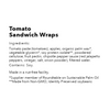 Sandwich Wraps - Tomato - 6ct